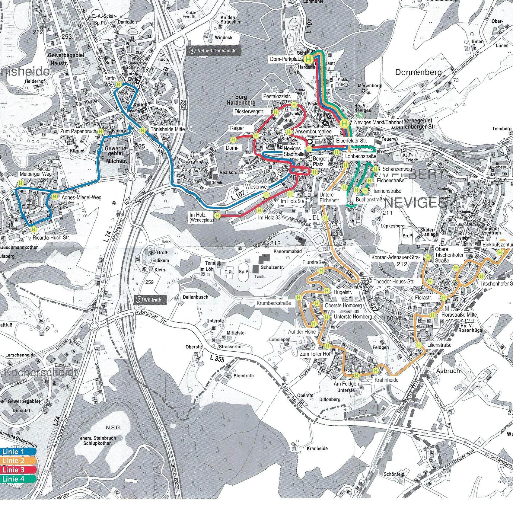 Streckenplan